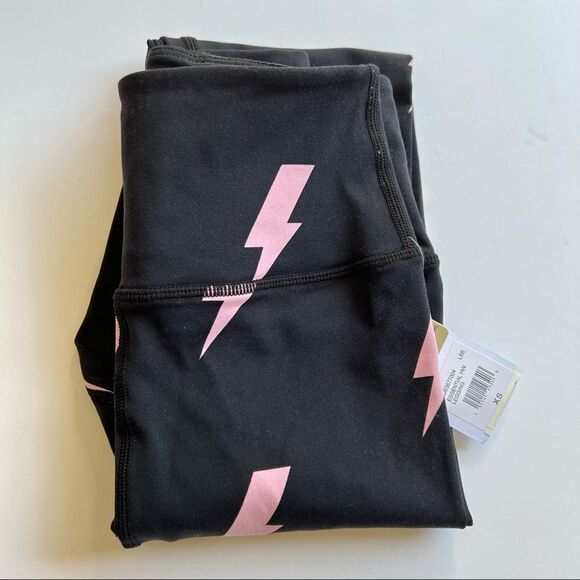 NWT Spiritual Gangster Essential High Waist Lightning Bolt Print Leggings XS - Picture 2 of 5